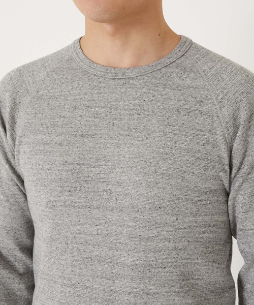 HOLLYWOOD RANCH MARKET（ハリウッドランチマーケット）の「ストレッチフライス ロングスリーブ Tシャツ（Tシャツ/カットソー・メンズ・ブラック/ライトブルー/ホワイト/グリーン/グレー/オレンジ/ネイビー・SMALL/MEDIUM/LARGE/X-LARGE）」の16枚目の写真