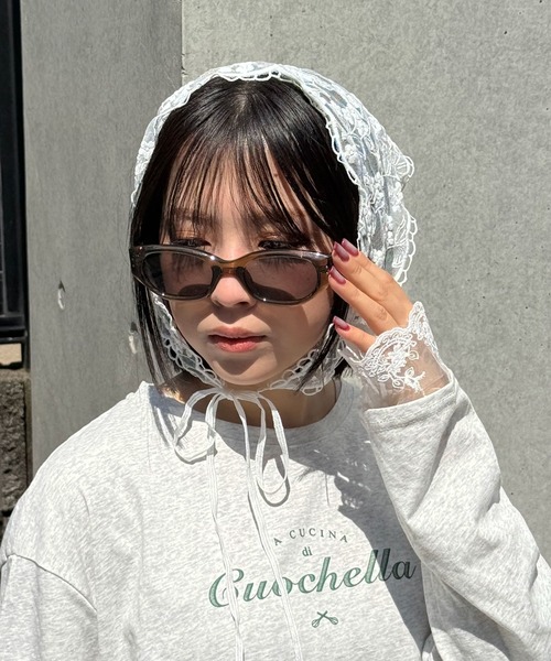 Peony（ピオニー）の「【Peony/ピオニー】/フォックス型　Y2K サングラス（サングラス・レディース・ブラック/カーキ/ベージュ・FREE）」の13枚目の写真