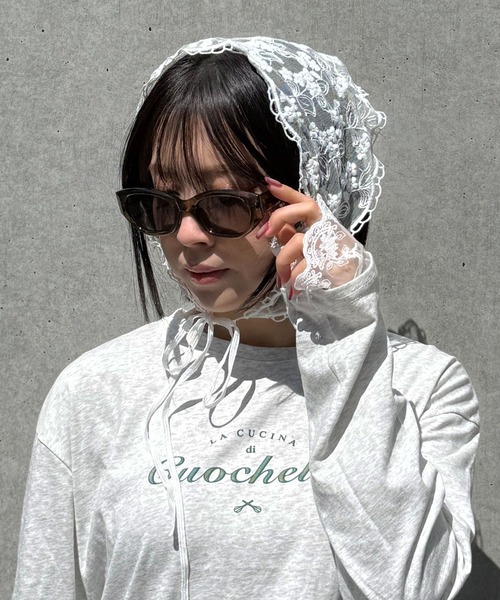 Peony（ピオニー）の「【Peony/ピオニー】/フォックス型　Y2K サングラス（サングラス・レディース・ブラック/カーキ/ベージュ・FREE）」の14枚目の写真