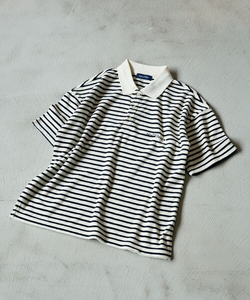 ポロシャツ ポロ NAUTICA/ノーティカ パイルポロシャツ レディース セール】NAUTICA/ノーティカ パイルポロシャツ（ポロシャツ
