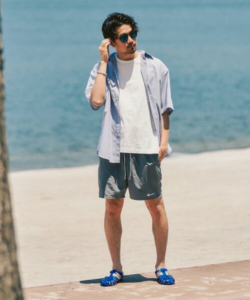 NIKE（ナイキ）の「NIKE SWIM (ナイキ スイム) 限定 ボレーショーツ（その他パンツ・メンズ・チャコールグレー/ブラック/ネイビー/ベージュ・MEDIUM/SMALL/XX-LARGE/LARGE/X-LARGE）」の18枚目の写真