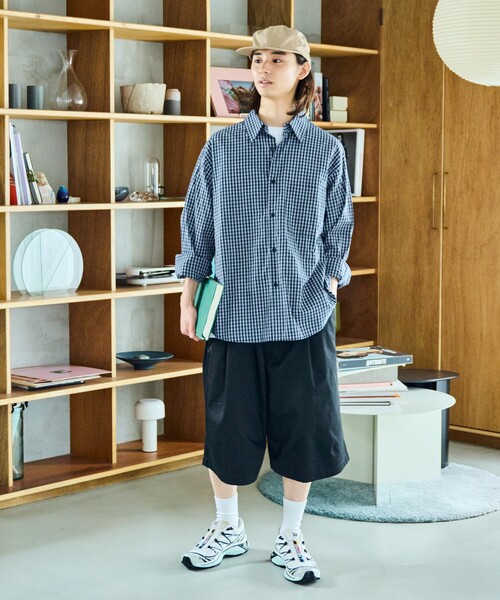 【BEIGE】ツイル ベーシック ノープリーツ ショーツ BEIGE】ツイル ベーシック ノープリーツ ショーツ 【公式通販】