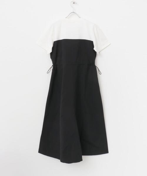 ITEMS URBANRESEARCH(アイテムズ アーバンリサーチ)の「ドッキングナイロンワンピース(半袖)(ワンピース・レディース・ブラック/ブラウン・FREE)」の9枚目の写真