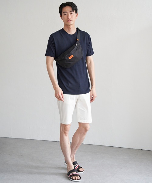 ikka（イッカ）の「ニットドッキングTシャツ（Tシャツ/カットソー・メンズ・ピンク/ライトベージュ/グレー/ネイビー・M/L/XL/S）」の14枚目の写真