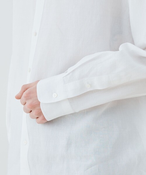 リネン レギュラーカラーシャツ（シャツ/ブラウス）｜GALERIE VIE