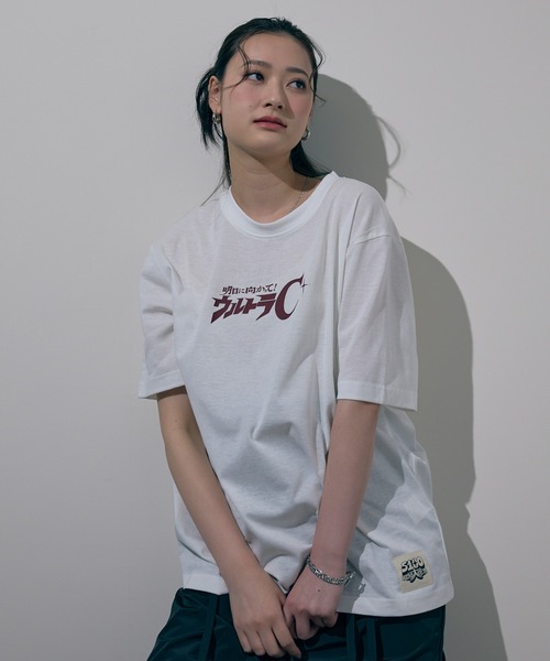 KANSAI YAMAMOTO HOMME（カンサイヤマモトオム）の「【KANSAI YAMAMOTO HOMME/カンサイヤマモトオム】KANSAI JAPAN/昭和キーワードレトロデザイン半袖Tシャツ（Tシャツ/カットソー・メンズ・ネイビー/オレンジ/レッド/ホワイト/ブラウン/エメラルド/ブルー/オフホワイト・MEDIUM/LARGE）」の3枚目の写真