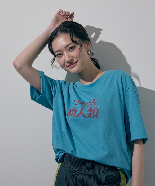 KANSAI YAMAMOTO HOMME（カンサイヤマモトオム）の「【KANSAI YAMAMOTO HOMME/カンサイヤマモトオム】KANSAI JAPAN/昭和キーワードレトロデザイン半袖Tシャツ（Tシャツ/カットソー・メンズ・ネイビー/オレンジ/レッド/ホワイト/ブラウン/エメラルド/ブルー/オフホワイト・MEDIUM/LARGE）」の7枚目の写真