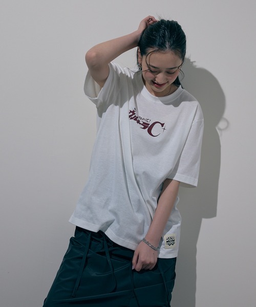 KANSAI YAMAMOTO HOMME（カンサイヤマモトオム）の「【KANSAI YAMAMOTO HOMME/カンサイヤマモトオム】KANSAI JAPAN/昭和キーワードレトロデザイン半袖Tシャツ（Tシャツ/カットソー・メンズ・ネイビー/オレンジ/レッド/ホワイト/ブラウン/エメラルド/ブルー/オフホワイト・MEDIUM/LARGE）」の13枚目の写真