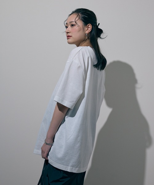 KANSAI YAMAMOTO HOMME（カンサイヤマモトオム）の「【KANSAI YAMAMOTO HOMME/カンサイヤマモトオム】KANSAI JAPAN/昭和キーワードレトロデザイン半袖Tシャツ（Tシャツ/カットソー・メンズ・ネイビー/オレンジ/レッド/ホワイト/ブラウン/エメラルド/ブルー/オフホワイト・MEDIUM/LARGE）」の14枚目の写真