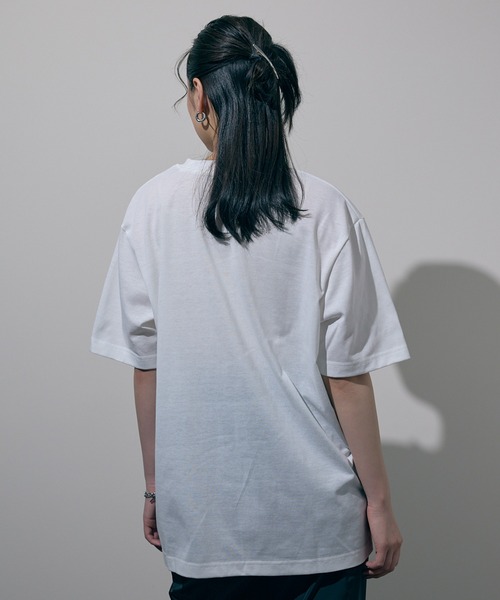 KANSAI YAMAMOTO HOMME（カンサイヤマモトオム）の「【KANSAI YAMAMOTO HOMME/カンサイヤマモトオム】KANSAI JAPAN/昭和キーワードレトロデザイン半袖Tシャツ（Tシャツ/カットソー・メンズ・ネイビー/オレンジ/レッド/ホワイト/ブラウン/エメラルド/ブルー/オフホワイト・MEDIUM/LARGE）」の15枚目の写真