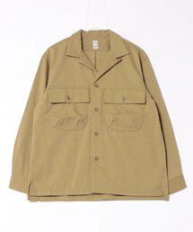 KATO` | 【Ca】【it】【KATO(カトー)】２１１　ナイロンオープンカラーワークシャツ(シャツ/ブラウス)