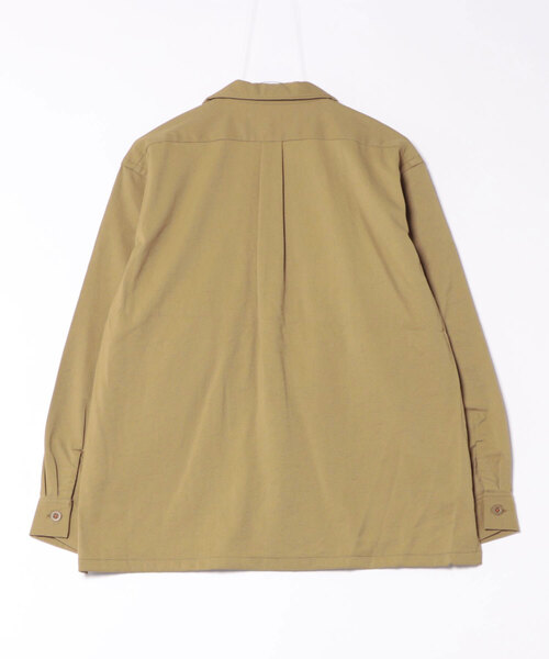 KATO`(カトー)の「【Ca】【it】【KATO(カトー)】211 ナイロンオープンカラーワークシャツ(シャツ/ブラウス・メンズ・カーキ/ネイビー/ベージュ・L/M/S)」の4枚目の写真