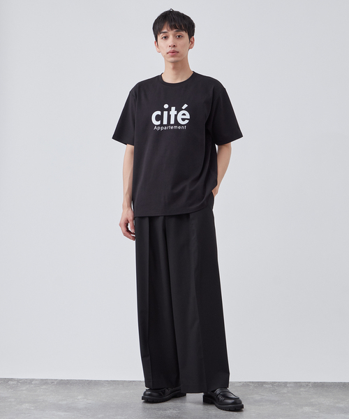 B.C STOCK(ベーセーストック)の「シルケット加工 フレンチロゴ クルーネックTシャツ(Tシャツ/カットソー・メンズ・ブラック/ブラウン/ホワイト系その他/ホワイト・LARGE/MEDIUM)」の22枚目の写真