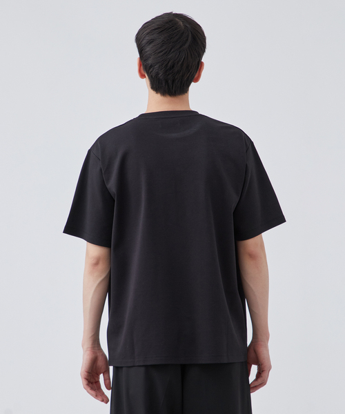 B.C STOCK(ベーセーストック)の「シルケット加工 フレンチロゴ クルーネックTシャツ(Tシャツ/カットソー・メンズ・ブラック/ブラウン/ホワイト系その他/ホワイト・LARGE/MEDIUM)」の16枚目の写真