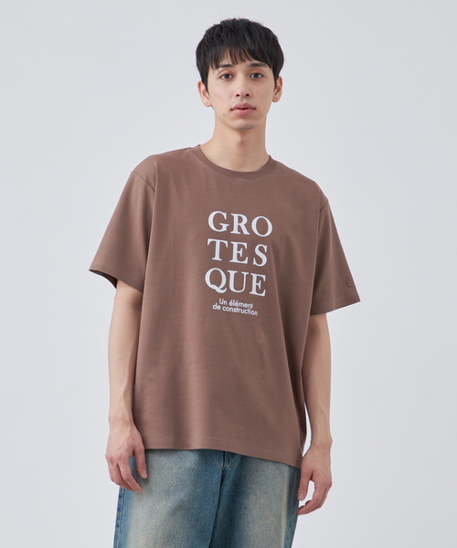 B.C STOCK(ベーセーストック)の「シルケット加工 フレンチロゴ クルーネックTシャツ(Tシャツ/カットソー・メンズ・ブラック/ブラウン/ホワイト系その他/ホワイト・LARGE/MEDIUM)」の14枚目の写真