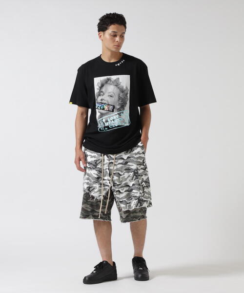 STUD MUFFIN（スタッドマフィン）の「STUD MUFFIN/スタッドマフィン/Come As You Are シークインSS Tシャツ（Tシャツ/カットソー・メンズ・ホワイト/ブラック・2/4/3）」の7枚目の写真