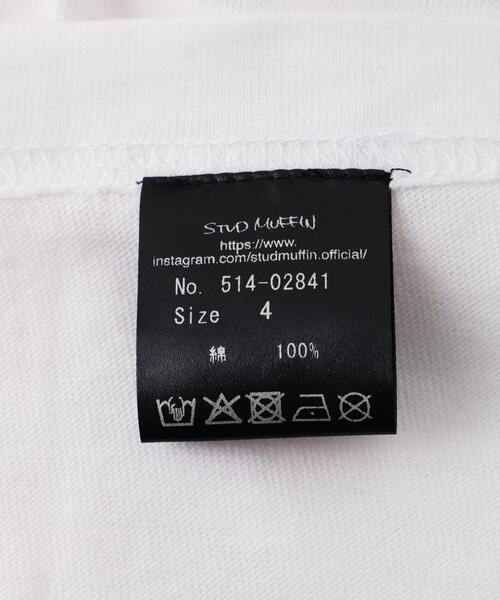 STUD MUFFIN（スタッドマフィン）の「STUD MUFFIN/スタッドマフィン/Come As You Are シークインSS Tシャツ（Tシャツ/カットソー・メンズ・ホワイト/ブラック・2/4/3）」の3枚目の写真