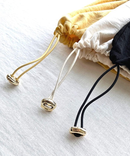 Q(キュー)の「リネンライクバルーンブラウス(シャツ/ブラウス・レディース・アイボリー/ブラック/イエロー・MEDIUM)」の16枚目の写真