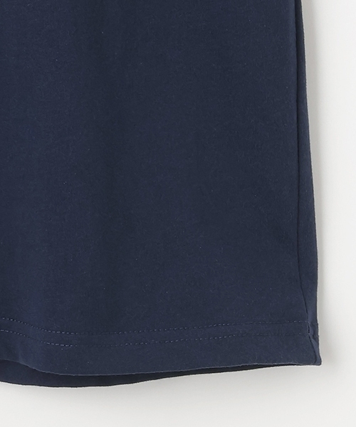 and D. petit main（アンドディープティマイン）の「【親子リンク】【綿100%】【DAD】ロゴプリントワイド半袖Tシャツ（Tシャツ/カットソー・レディース・ホワイト/ネイビー・F）」の8枚目の写真