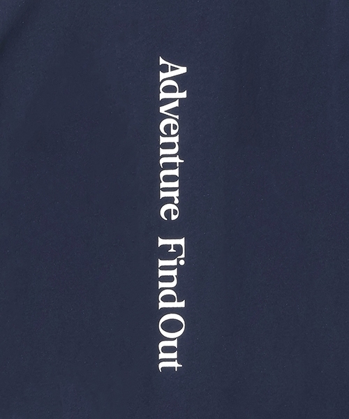 and D. petit main（アンドディープティマイン）の「【親子リンク】【綿100%】【DAD】ロゴプリントワイド半袖Tシャツ（Tシャツ/カットソー・レディース・ホワイト/ネイビー・F）」の7枚目の写真