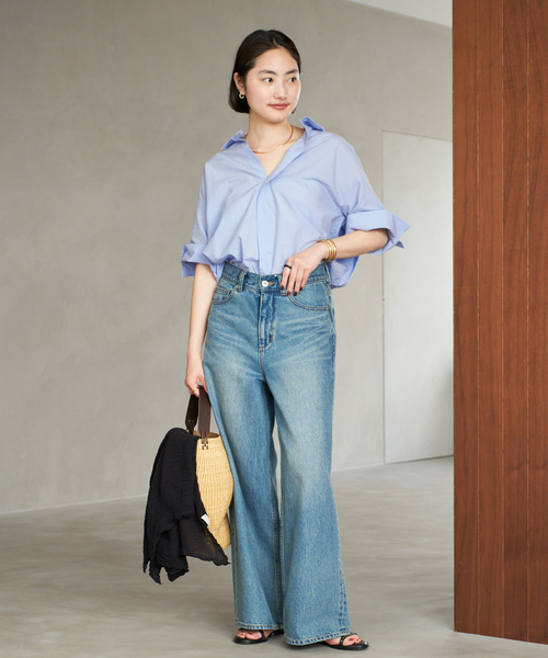 plage R’IAM バルーンハーフスリーブシャツ セール】R'IAM バルーンハーフスリーブシャツ（シャツ/ブラウス