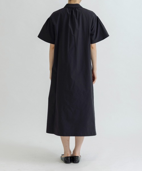 Sono(ソーノ)の「【SONO/ソーノ】【PLUVIOPHILE.COL】クリオンフレアワンピース(ワンピース・レディース・ブラック/ネイビー・F)」の14枚目の写真
