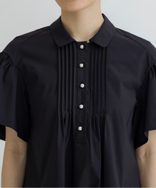 Sono(ソーノ)の「【SONO/ソーノ】【PLUVIOPHILE.COL】クリオンフレアワンピース(ワンピース・レディース・ブラック/ネイビー・F)」の15枚目の写真