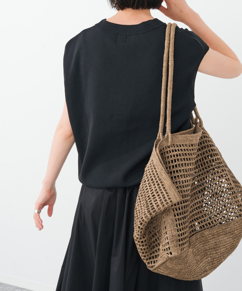 Spick & Span（スピックアンドスパン）の「《WEB限定追加3》ウォッシャブルVネックニットベスト（ベスト・レディース・ブラック/ホワイト・FREE）」の15枚目の写真