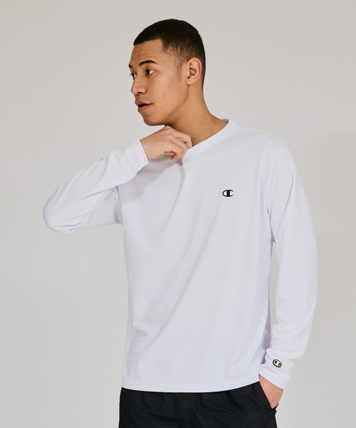 Champion/チャンピオン】メンズ スポーツ ロングスリーブTシャツ（T