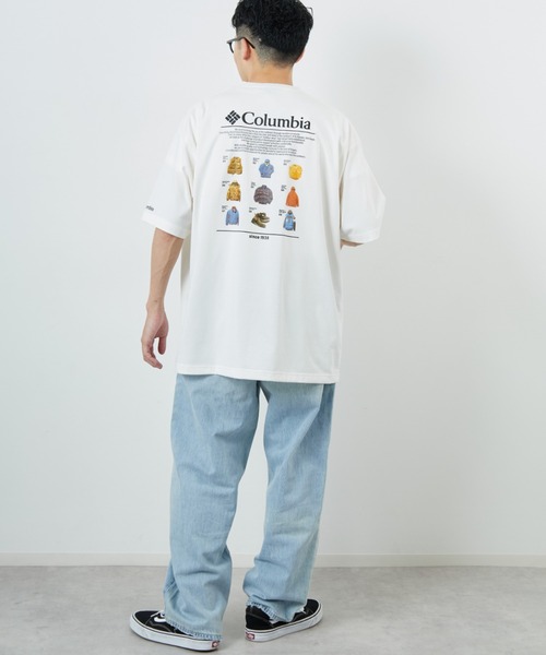 tシャツ 「WEB限定」「Columbia/コロンビア」  FORT MORNING グラフィックバックプリントTシャツ レディース メンズ WEB限定】[Columbia/コロンビア] FORT MORNING グラフィック
