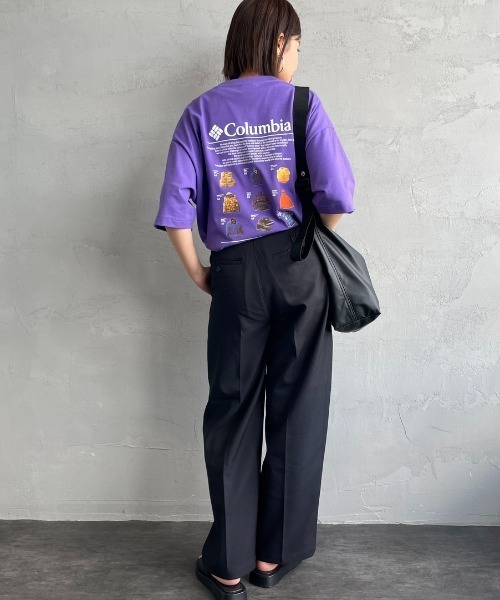 tシャツ 「WEB限定」「Columbia/コロンビア」  FORT MORNING グラフィックバックプリントTシャツ レディース メンズ WEB限定】[Columbia/コロンビア] FORT MORNING グラフィック