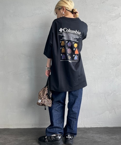 tシャツ 「WEB限定」「Columbia/コロンビア」  FORT MORNING グラフィックバックプリントTシャツ レディース メンズ WEB限定】[Columbia/コロンビア] FORT MORNING グラフィック