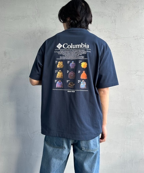 tシャツ 「WEB限定」「Columbia/コロンビア」  FORT MORNING グラフィックバックプリントTシャツ レディース メンズ WEB限定】[Columbia/コロンビア] FORT MORNING グラフィック
