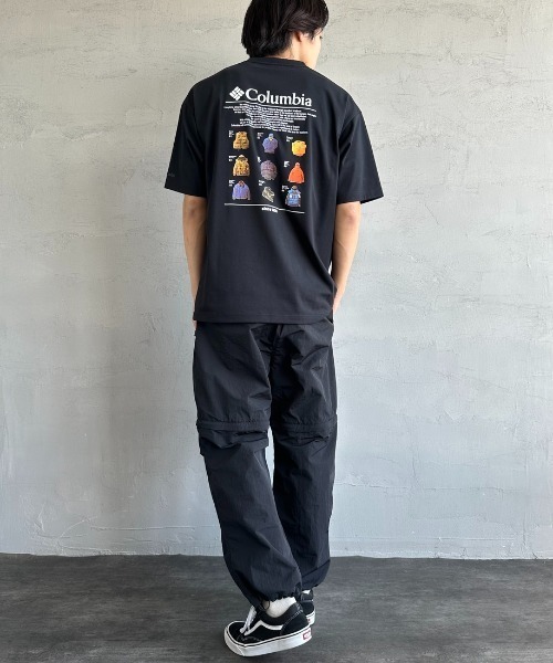Columbia（コロンビア）の「【WEB限定】[Columbia/コロンビア]  FORT MORNING グラフィックバックプリントTシャツ（Tシャツ/カットソー・レディース・ネイビー/パープル/ホワイト/ブラック・M/L）」の9枚目の写真