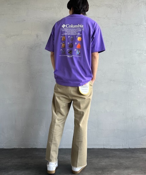 Columbia（コロンビア）の「【WEB限定】[Columbia/コロンビア]  FORT MORNING グラフィックバックプリントTシャツ（Tシャツ/カットソー・レディース・ネイビー/パープル/ホワイト/ブラック・M/L）」の13枚目の写真