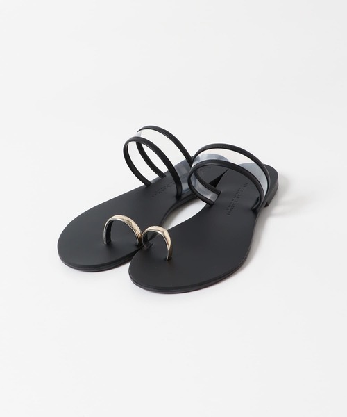 URBAN RESEARCH Sonny Label（アーバンリサーチサニーレーベル）の「NICOLAS LAINAS　サムリングクリアサンダル（サンダル・レディース・ゴールド系その他/ゴールド・38/37）」の5枚目の写真