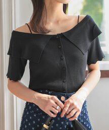 オフショルダー」に該当するカーディガン/ボレロファッション