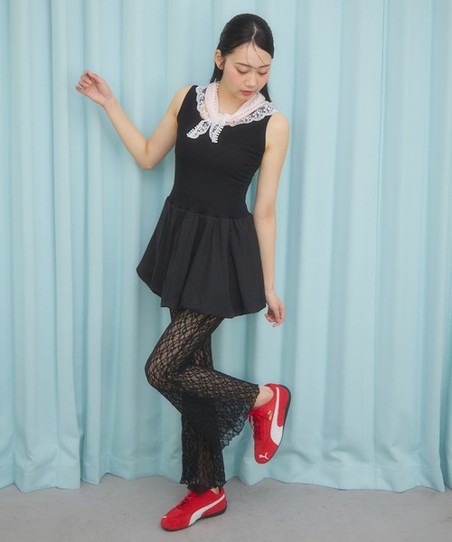 3.3 Field Trip （3.3フィールドトリップ）の「3.3 Field Trip／ドッキングバルーンワンピース（ワンピース・レディース・ブラック/グレー/ホワイト・FREE）」の13枚目の写真