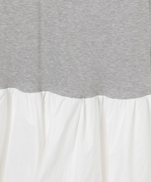 3.3 Field Trip （3.3フィールドトリップ）の「3.3 Field Trip／ドッキングバルーンワンピース（ワンピース・レディース・ブラック/グレー/ホワイト・FREE）」の8枚目の写真