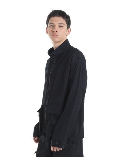 Y-3(ワイスリー)の「Y-3 RAYON TWILL ZIP TOP(ブルゾン・メンズ・ブラック・X-SMALL/SMALL/MEDIUM/LARGE/X-LARGE)」の2枚目の写真
