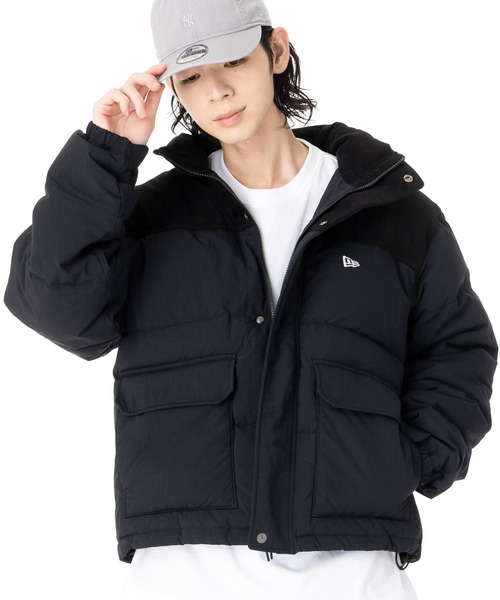 ニューエラ ダウンジャケット コーデュロイ 無地（ダウンジャケット