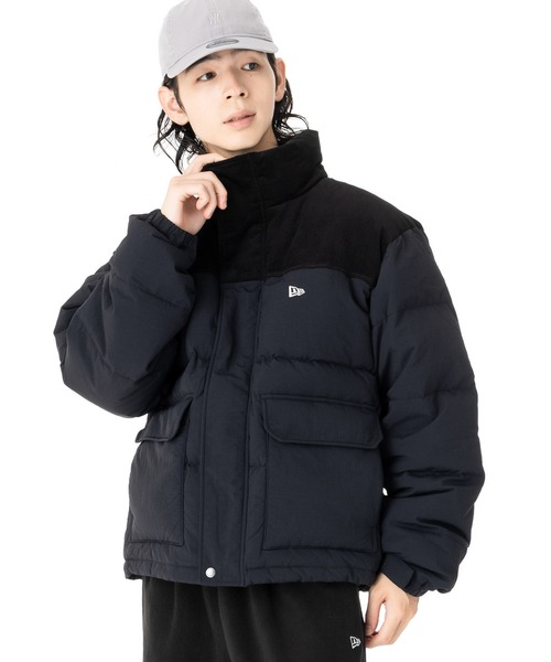 ニューエラ ダウンジャケット コーデュロイ 無地（ダウンジャケット
