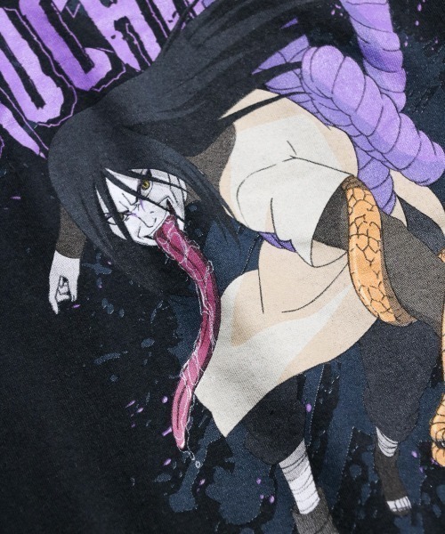 THRIFTY LOOK(スリフティールック)の「THRIFTY LOOK / スリフティールック THRIFTY ANIME TEE 'NARUTO OROCHIMARU' ナルト 大蛇丸 アニメTシャツ(Tシャツ/カットソー・メンズ・ブラック・X-LARGE/XX-LARGE/LARGE/MEDIUM)」の4枚目の写真
