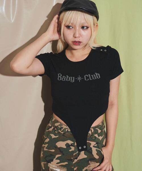 dispark（ディスパーク）の「DISPARK/ボディスーツピチT（Tシャツ/カットソー・レディース・ブラウン/ブラック・FREE）」の20枚目の写真