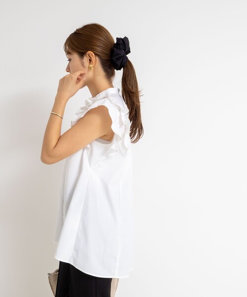 今季！新品！タグ付き！袖フリルパール釦ブラウス ノーリーズ NOLLEY'S｜袖フリルパール釦ブラウス | Rakuten Fashion(楽天