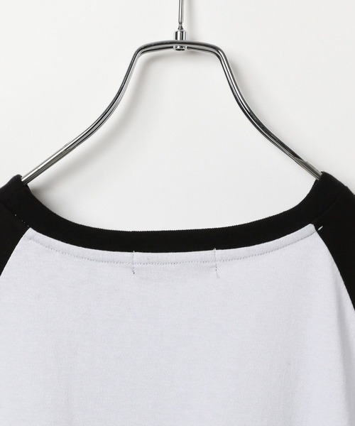 SAINTPAIN（セイントペイン）の「【UNISEX】SAINTPAIN／PIGEONラグランT（Tシャツ/カットソー・レディース・ブルー/ブラック・MEDIUM/LARGE）」の5枚目の写真