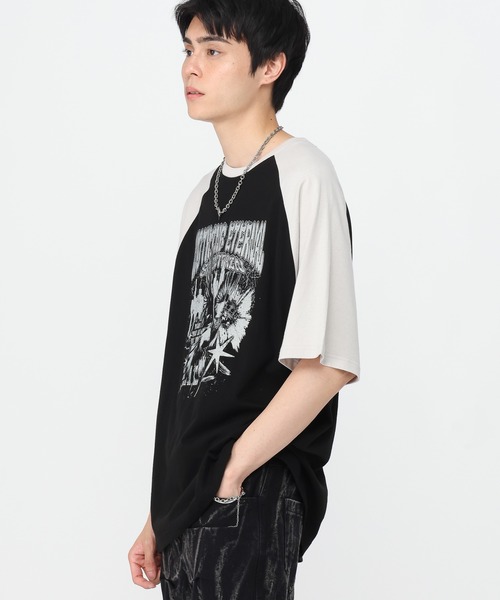 SAINTPAIN（セイントペイン）の「【UNISEX】SAINTPAIN／PIGEONラグランT（Tシャツ/カットソー・レディース・ブルー/ブラック・MEDIUM/LARGE）」の19枚目の写真