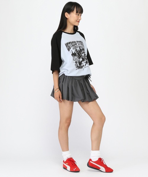 SAINTPAIN（セイントペイン）の「【UNISEX】SAINTPAIN／PIGEONラグランT（Tシャツ/カットソー・レディース・ブルー/ブラック・MEDIUM/LARGE）」の11枚目の写真