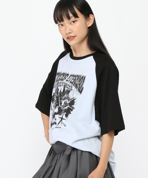 SAINTPAIN（セイントペイン）の「【UNISEX】SAINTPAIN／PIGEONラグランT（Tシャツ/カットソー・レディース・ブルー/ブラック・MEDIUM/LARGE）」の14枚目の写真