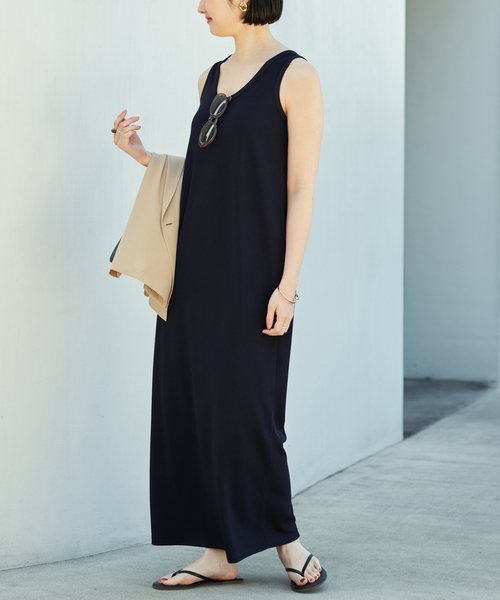 Plage 追加　完売色　リブタンクワンピース plage｜《一部カラーWEB限定追加》リブタンクワンピース 4